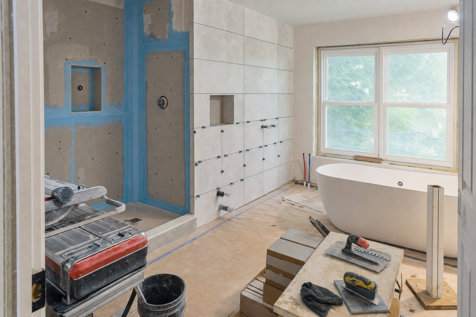 Bath rebuild representative visualization